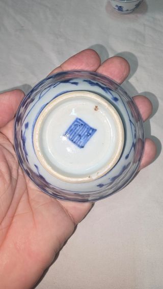 Cuenco porcelana china antiguo S. XVIII