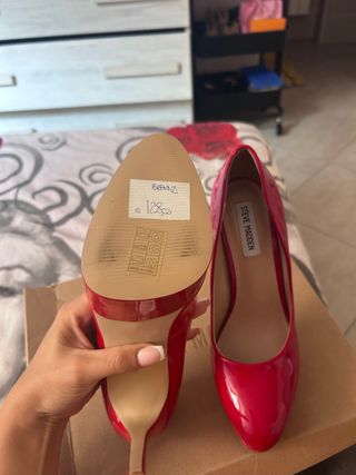 Decolletè Steve Madden Rosso Tacco 12