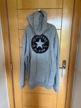Sudadera Gris Converse