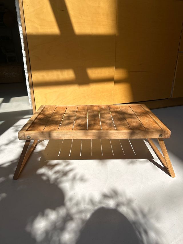 Bandeja de cama plegable de madera
