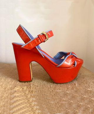 Sandalias Sergio Rossi Charol Plataforma