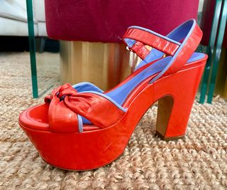 Sandalias Sergio Rossi Charol Plataforma