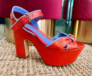 Sandalias Sergio Rossi Charol Plataforma