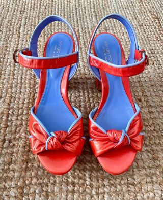 Sandalias Sergio Rossi Charol Plataforma