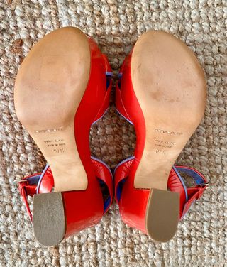 Sandalias Sergio Rossi Charol Plataforma