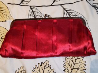 Bolso Clutch Rojo Carolina Herrera