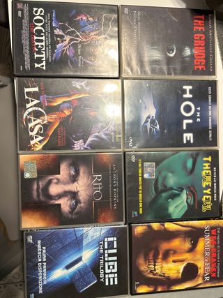 Lotto 8 DVD Horror: Society, The Grudge, The Hole,