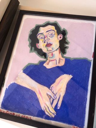 Cuadro original pastel óleo 30x40cm