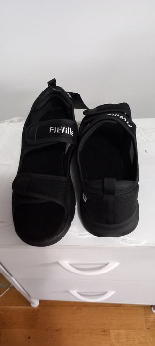 Sandalias Fit-Ville Negras