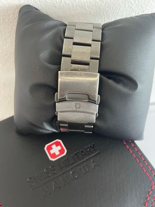 Reloj Swiss Military Cronógrafo Plata