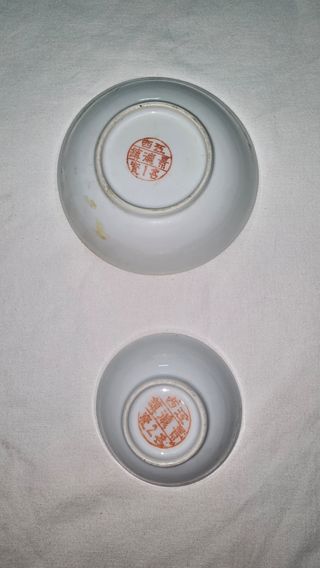 Conjunto porcelanas chinas Epoca Republica
