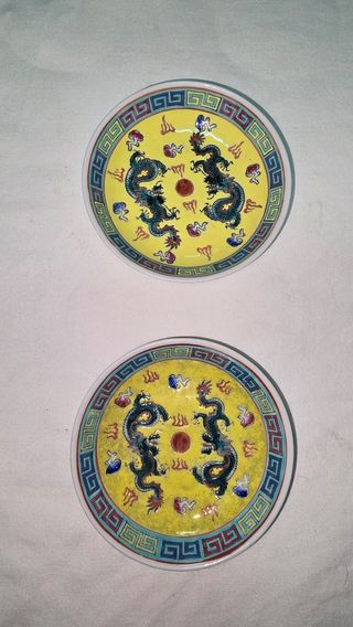 Conjunto porcelanas chinas Epoca Republica