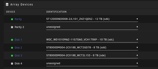 Servidor NAS 38TB con Unraid