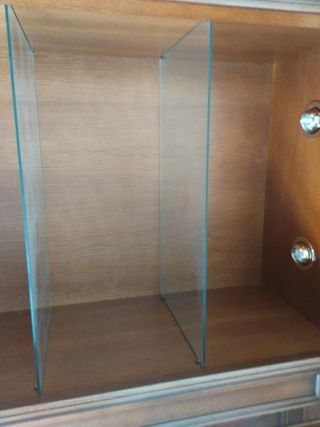 Estantes de cristal de 80 por 44 y grosor 0.4
