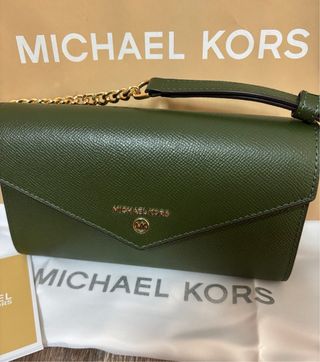 Bolso / cartera Michael Kors Verde Cadena