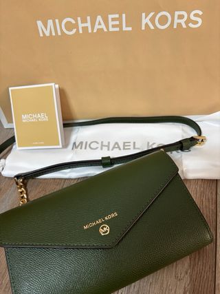 Bolso / cartera Michael Kors Verde Cadena