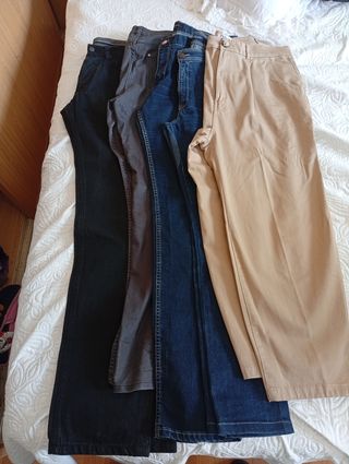 Lote 4 Pantalones Vestir Tallas 42-50