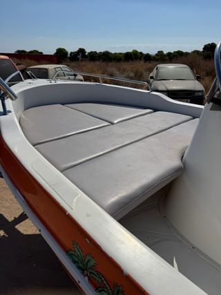 Barco Voraz 450m con remolque 