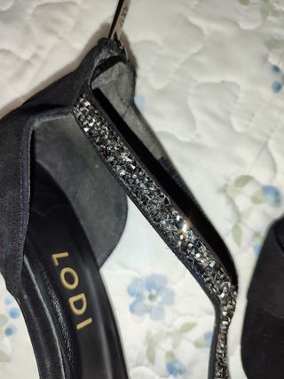 Sandalias Lodi de fiesta con pedrería