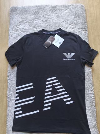 T-shirt nera Emporio Armani
