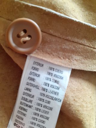 Chaqueta Zara Cuero Talla M