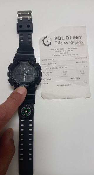 Reloj Casio G-Shock GA-100 Negro
