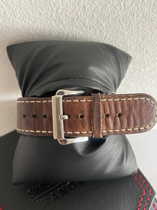 Reloj Swiss Military Cronógrafo Negro y Marrón