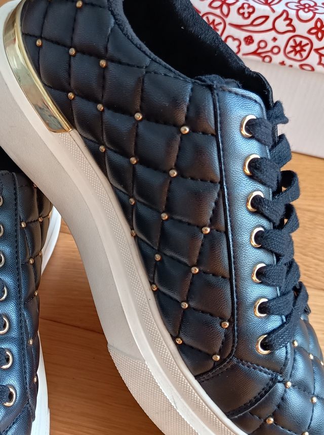 Scarpe Swish Jeans Nere e Oro Tg 37