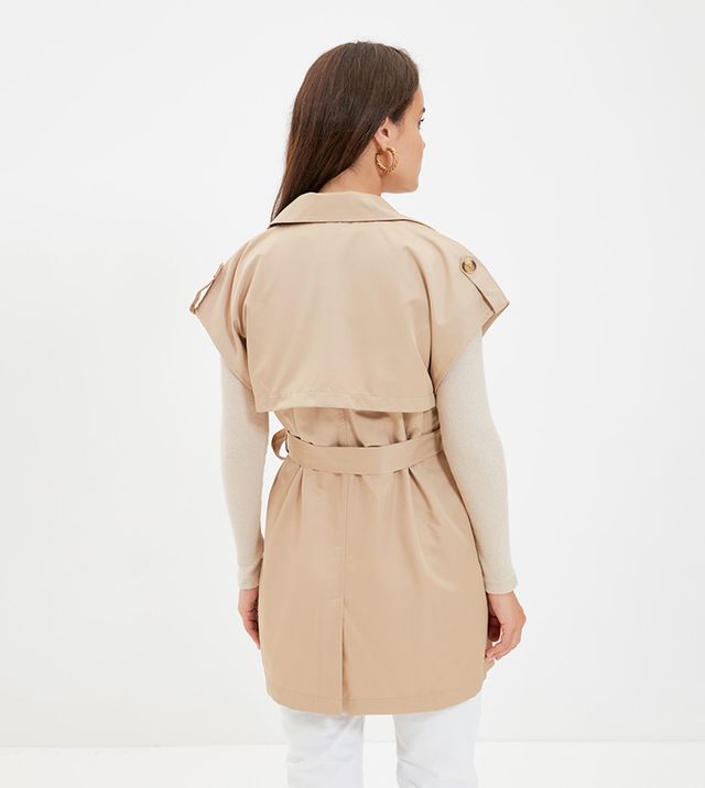 Chaleco trench S Trendyol Nuevo con etiqueta
