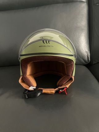 Casco Jet MTHELMETS Verde