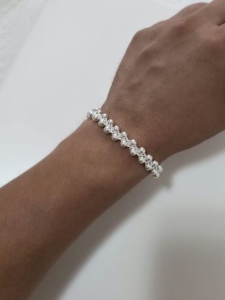 Pulsera de Plata 925 de 18/20 cm - Bolillas