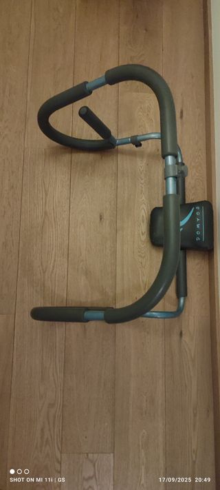 Aparatos de gimnasio.