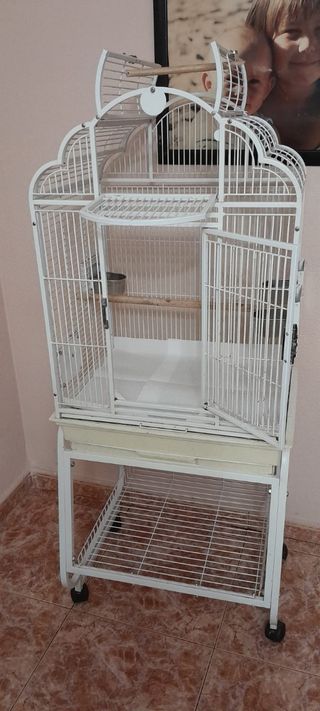 Jaula para pájaros loros ninfas agaponis