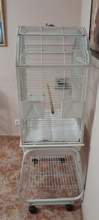 Jaula para pájaros loros ninfas agaponis