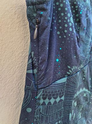 Vestido azul con estampado marca Skunkfunk