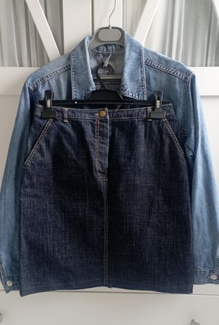 Conjunto Vaquero Chaqueta y Falda