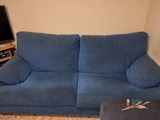 Sofá azul 2m