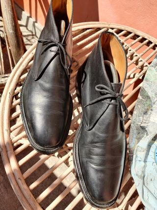 Church's Scarponcini Pelle Neri Taglia 41.5