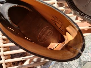 Church's Scarponcini Pelle Neri Taglia 41.5