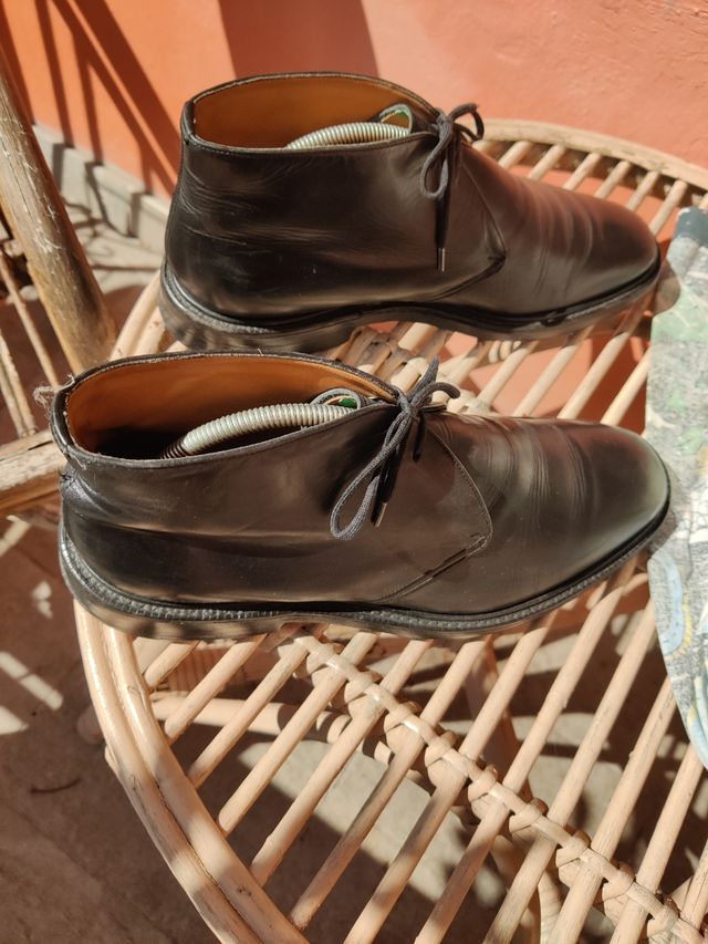 Church's Scarponcini Pelle Neri Taglia 41.5