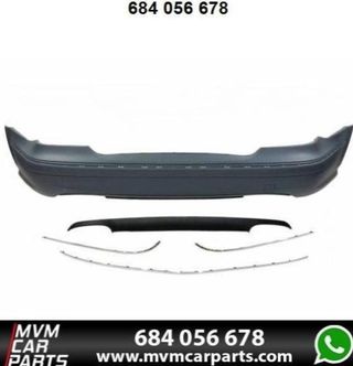 Paragolpes Trasero Mercedes W211 02-09 Plastico