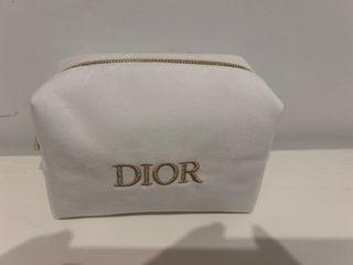 Pochette Dior Terciopelo Blanca