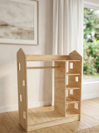 Armario infantil montessori de ropa niños seguro