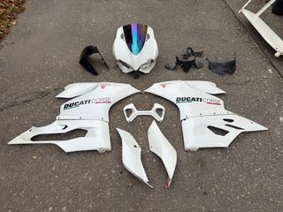 Carenado Ducati panigale 1199 Corse Blanco