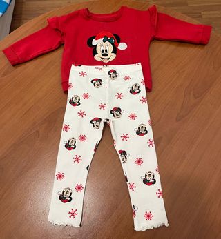 Completo Disney Minnie Natale Bambina