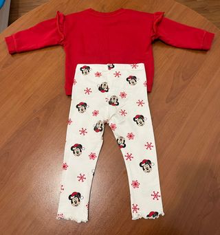 Completo Disney Minnie Natale Bambina