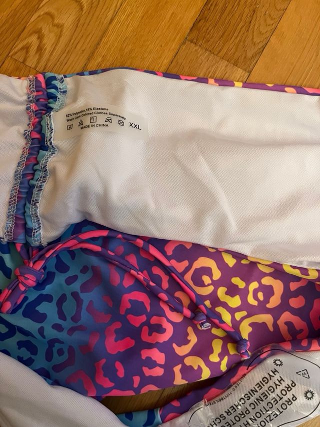 Bikini estampado leopardo talla XXL