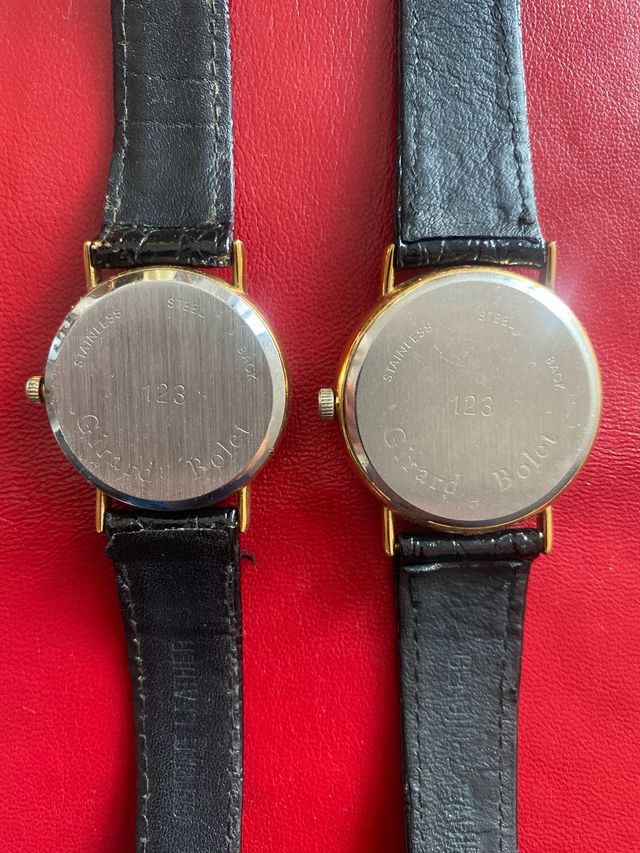 Coppia orologi Girard Bolet vintage (maschile + fe