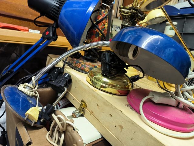 Lote 12 Lámparas Variadas