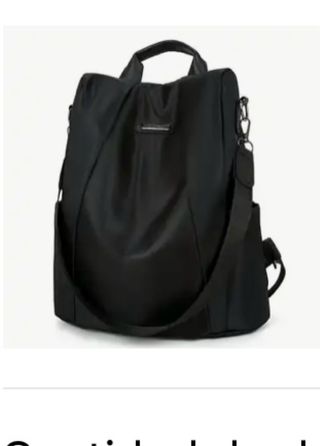 Mochila Antirrobo Negra